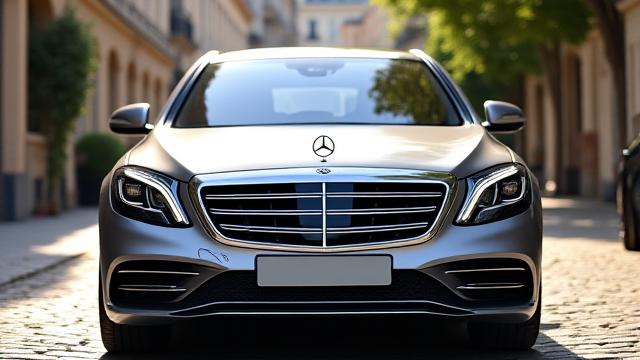 Mercedes-Benz Classe S en ville de Lyon